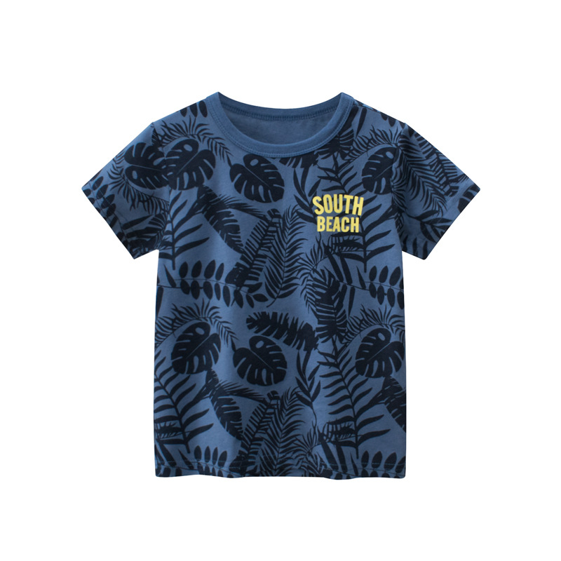 

Children's Clothing Men's Short-sleeved T-shirt, Blue