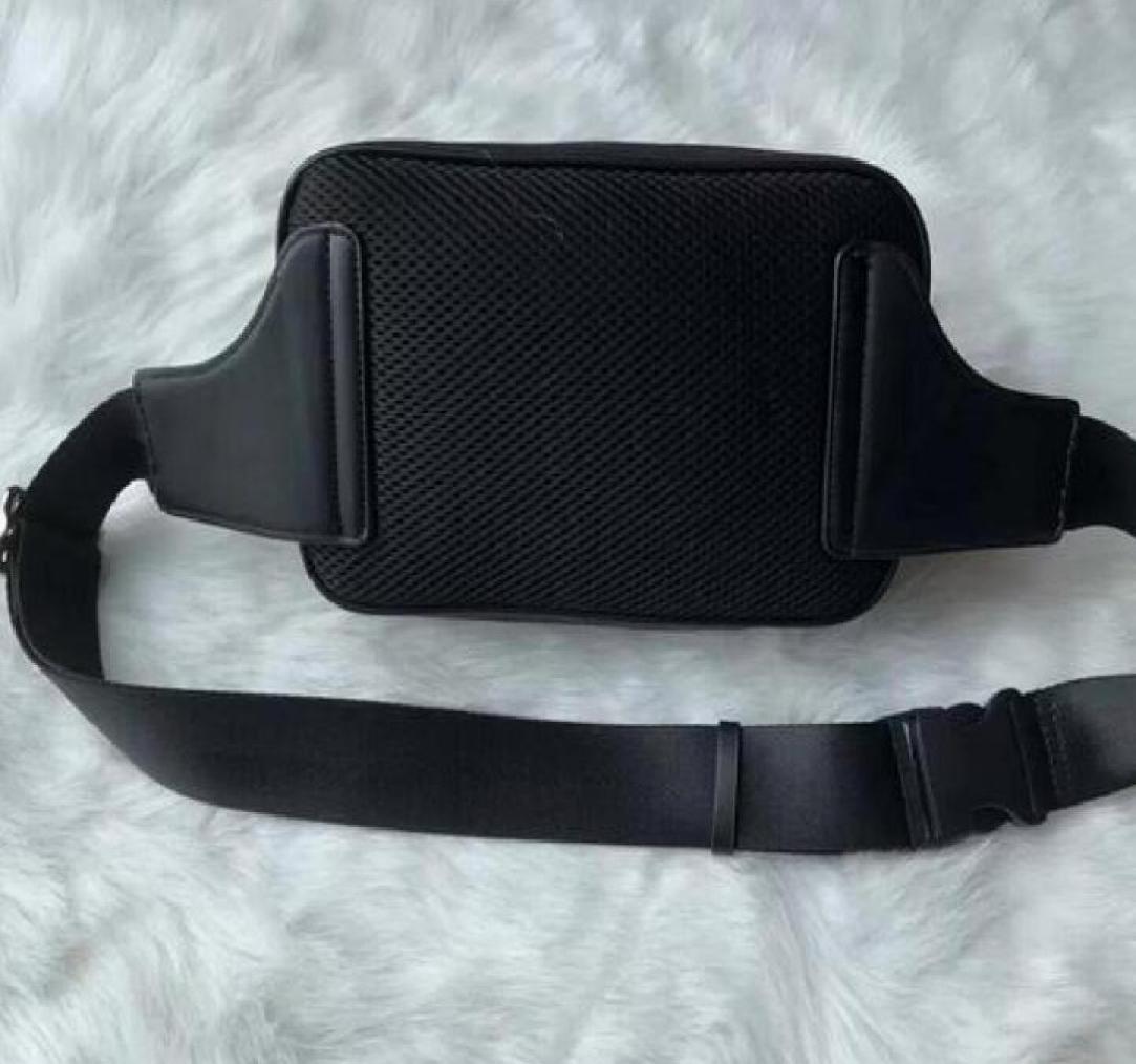 

Waist Bags Men Women Leather Sport Runner Fannys Pack Belly Waist Bum Bag Fitness Running Belt Jogging Pouch Back Grid Bags7927885, Black