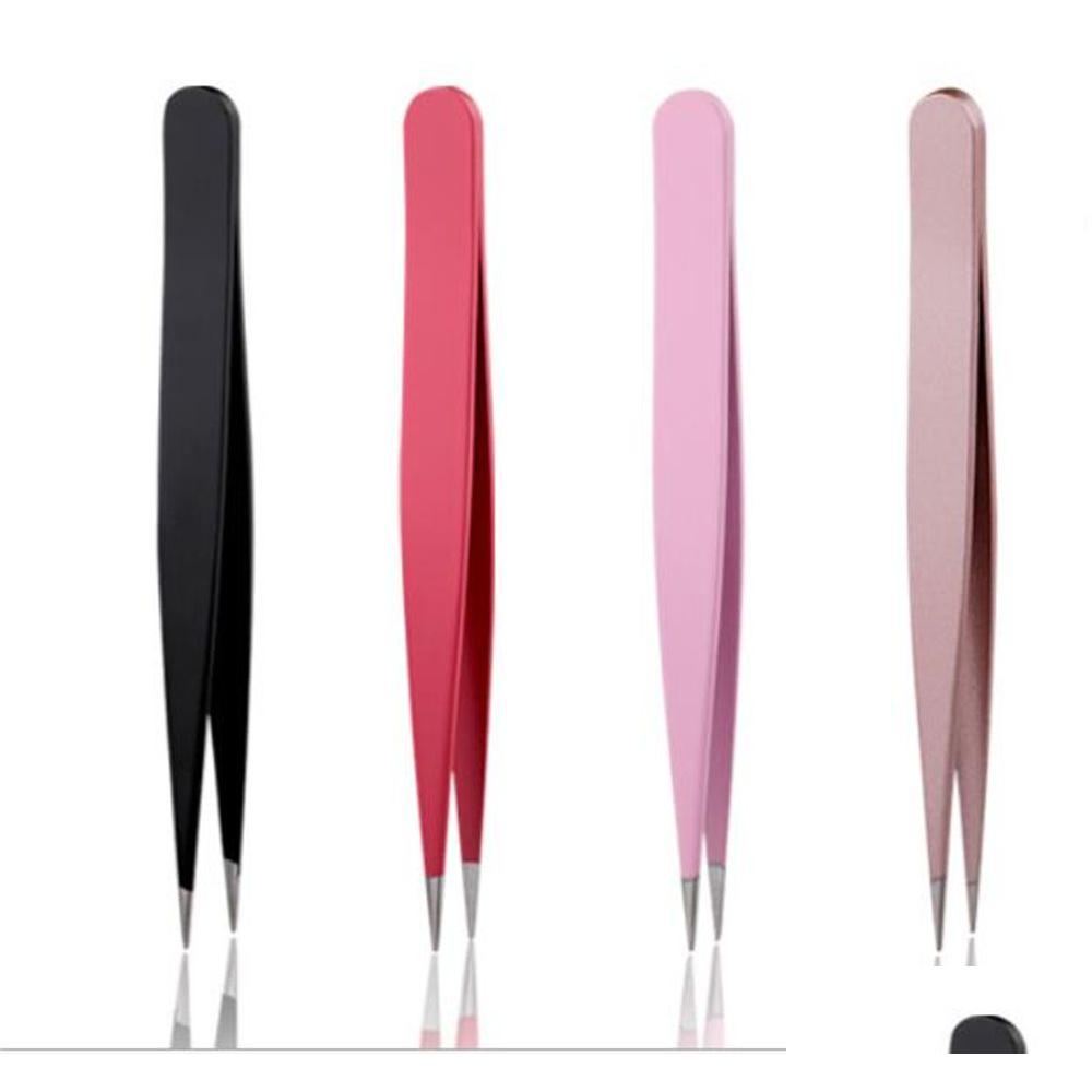

Eyelash Curler Tweezers For Ingrown Hair - Precision Sharp Needle Nose Pointed Splinters Eyebrow Facial Removal Drop Delivery Health Dh1Eb