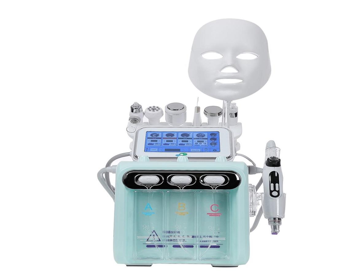 

8 in 1 whitening Small bubble Dermabrasion Machine Water Oxygen Jet Peel Hydra Skin Scrubber Facial Beauty Deep Cleansing RF Face 1451649