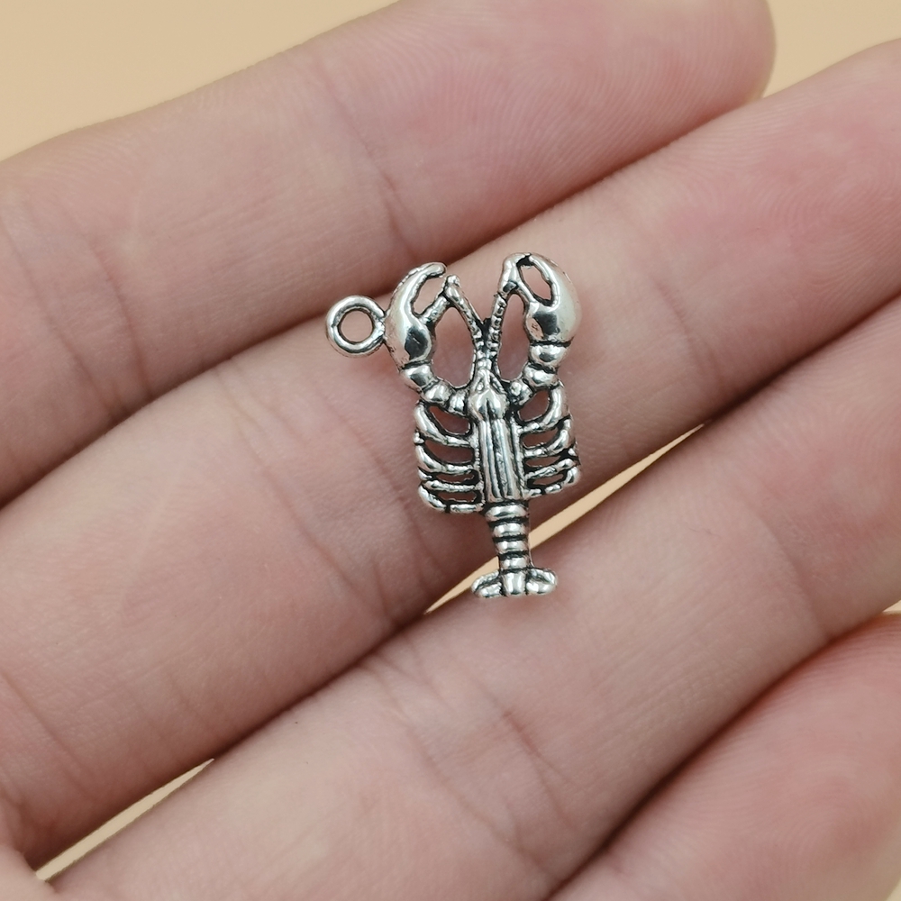 

100Pcs Alloy Lobster Charms For Jewelry Making Bracelet Necklace Craft DIY Findings A-433
