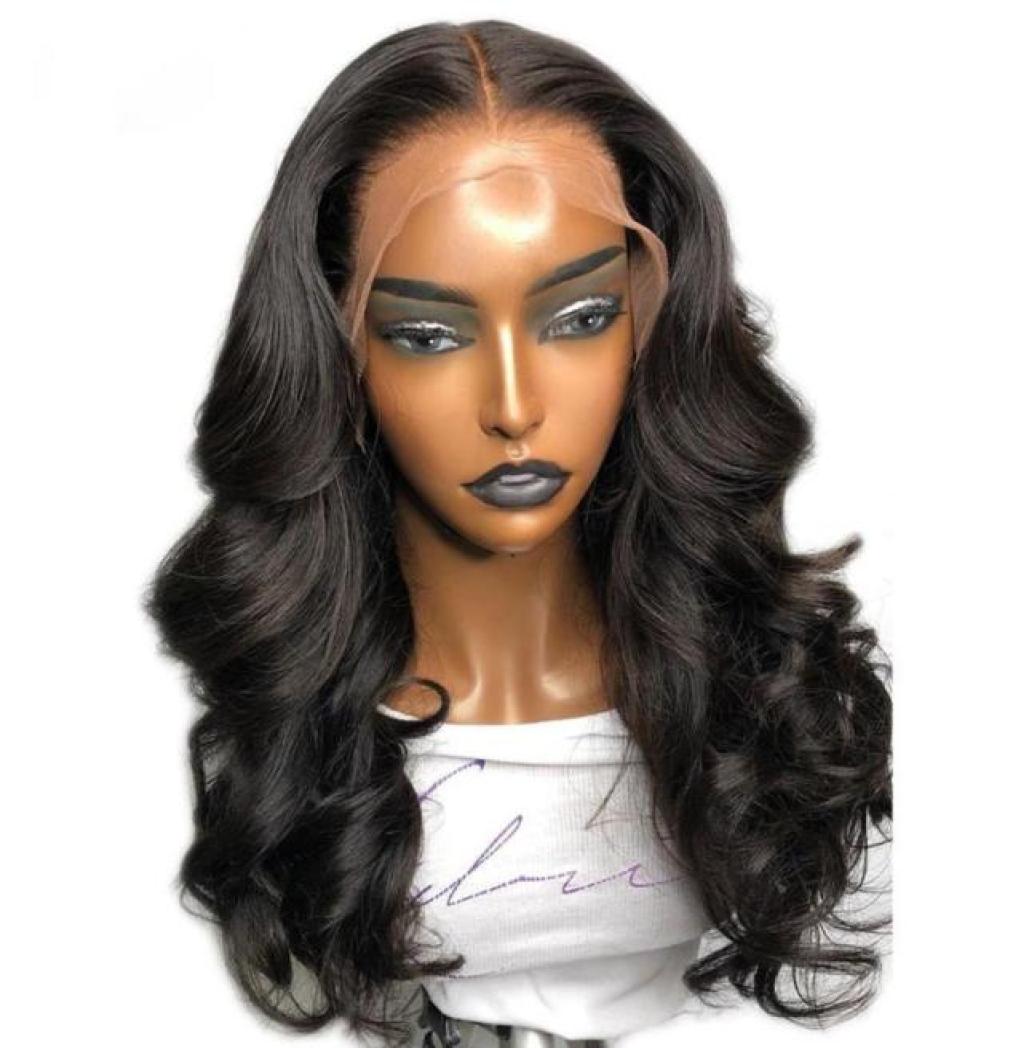 

Middle Part U part Hair Wig Lace Front Wigs 55 PU Silk Base Wig Deep Wave For Women with Baby Hair77919994703330, Mix color