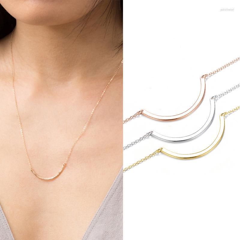 

Choker Fashion Women Statement Stainless Steel Necklace For Simple Thin Chain Gold Color Luxury Designer