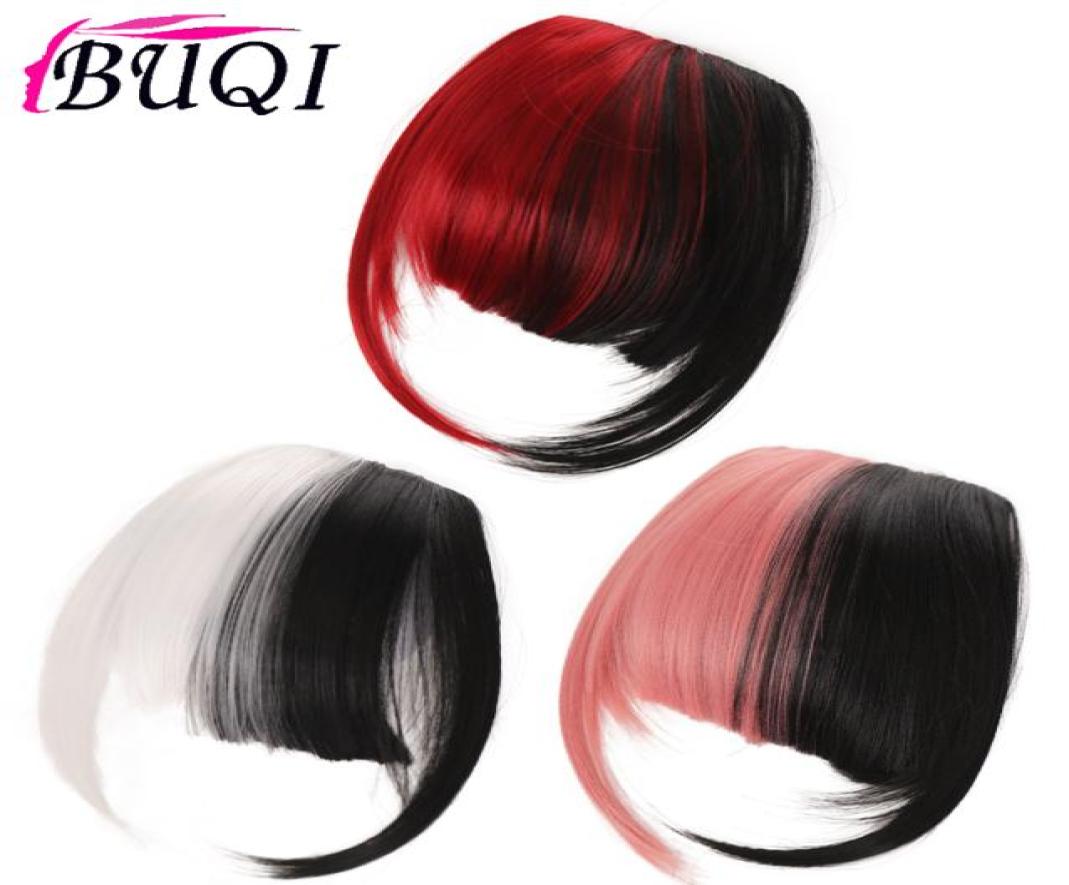 

HairSynthetic For White Buqi Black Brown Blonde Fake In Bangs Hair Extensions With High Temperature Synthetic Fiber6724257