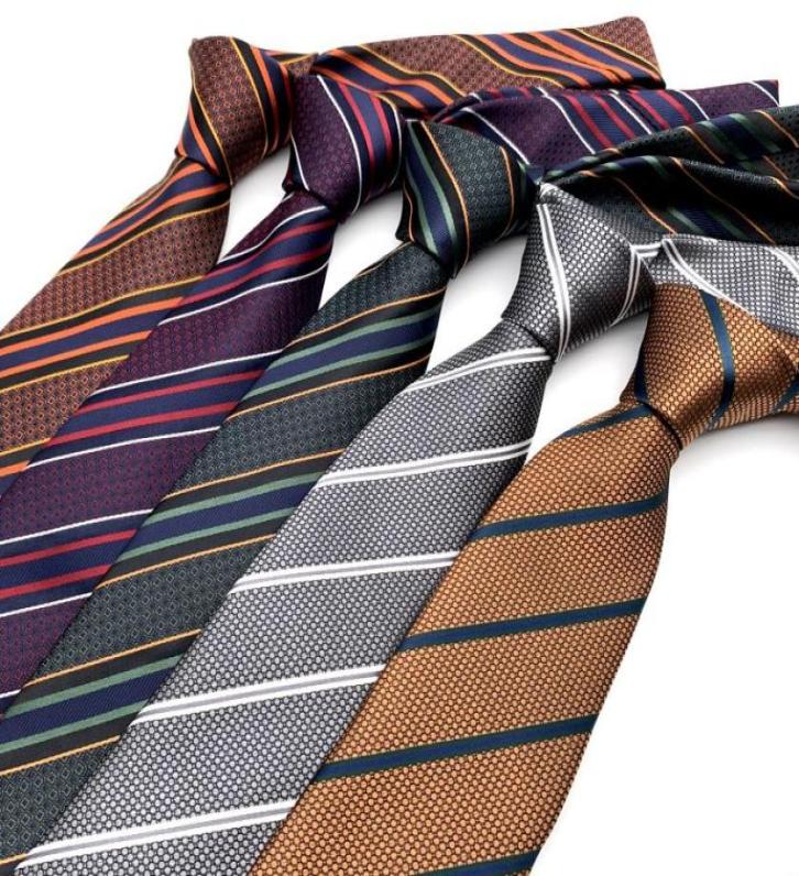 

Bow Ties Classic 8 CM Striped Tie For Men Formal Business Wedding Necktie High Quality Dress Suit Men039s Gift9594156