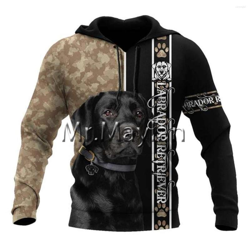 

Men's Hoodies Unisex 3D Graphic Sweatshirts Animals Dog Labrador Retriever Hoodie Men/Women Casual Streetwear Sweatshirt Pullover R368