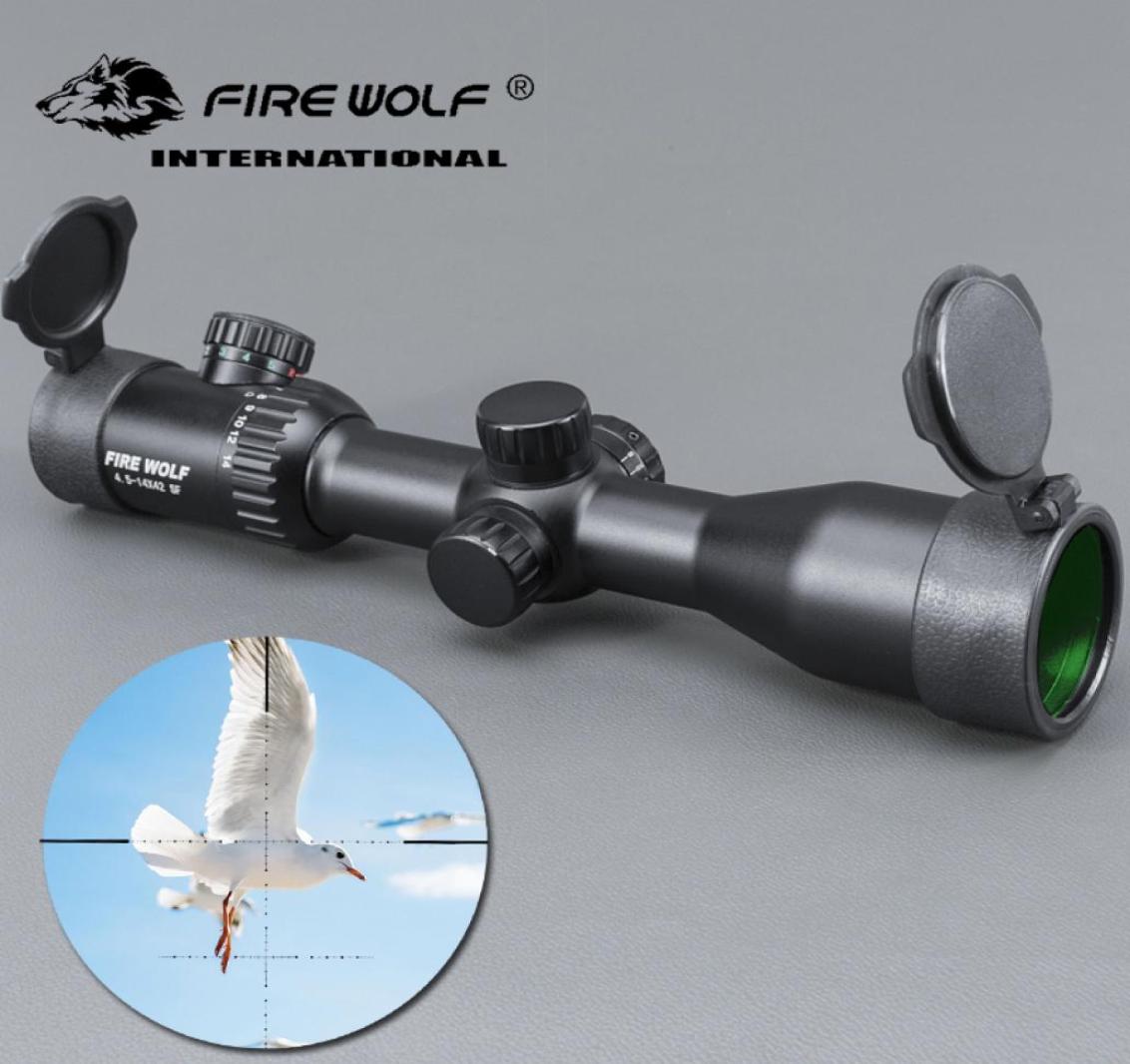 

4514x42 SF B MilDot Reticle Red Green Illumination Tactical Rifle Scope Adjustable Objective Lens Airsoft for Hunting5095034