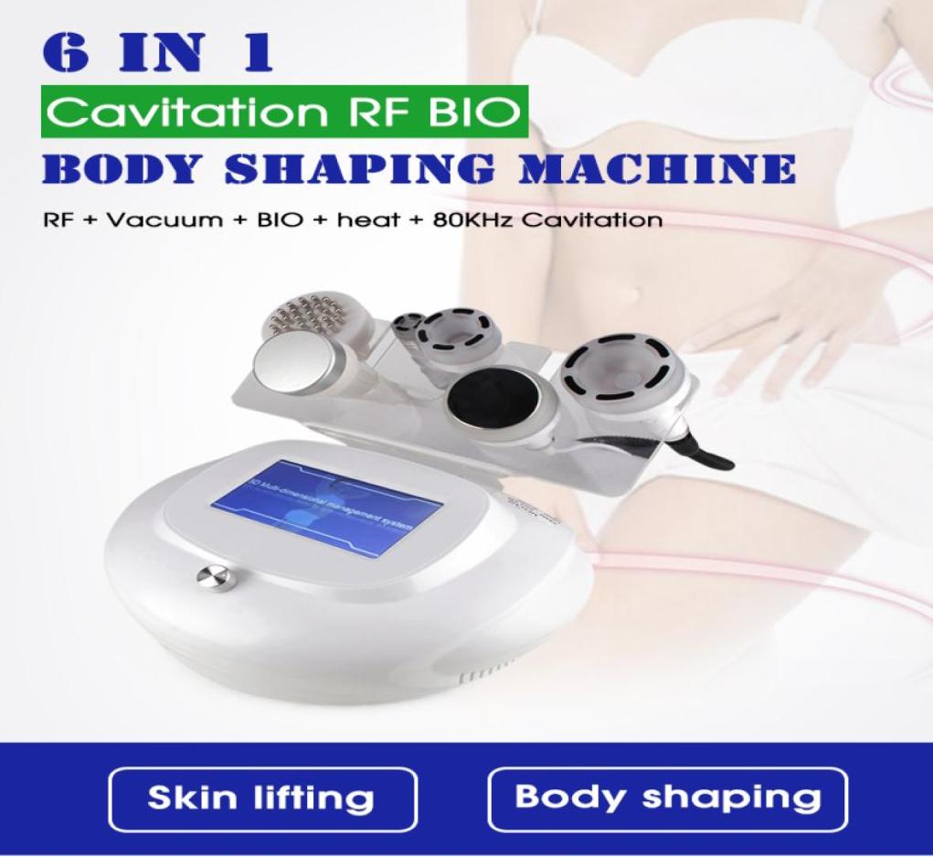 

High End 6 in 1 Beauty Slimming Vacuum Radio Frequency 80K Ultrasonic Cavitation Machine Whole Body Massage Skin Muscle Stimulato 4058055