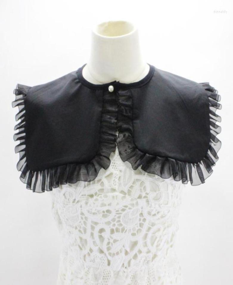 

Bow Ties Linbaiway Korean Women Removable Detachable Collar Shawl Fake Half Shirt Female False Ladies Wrap Decorative Donn228641377