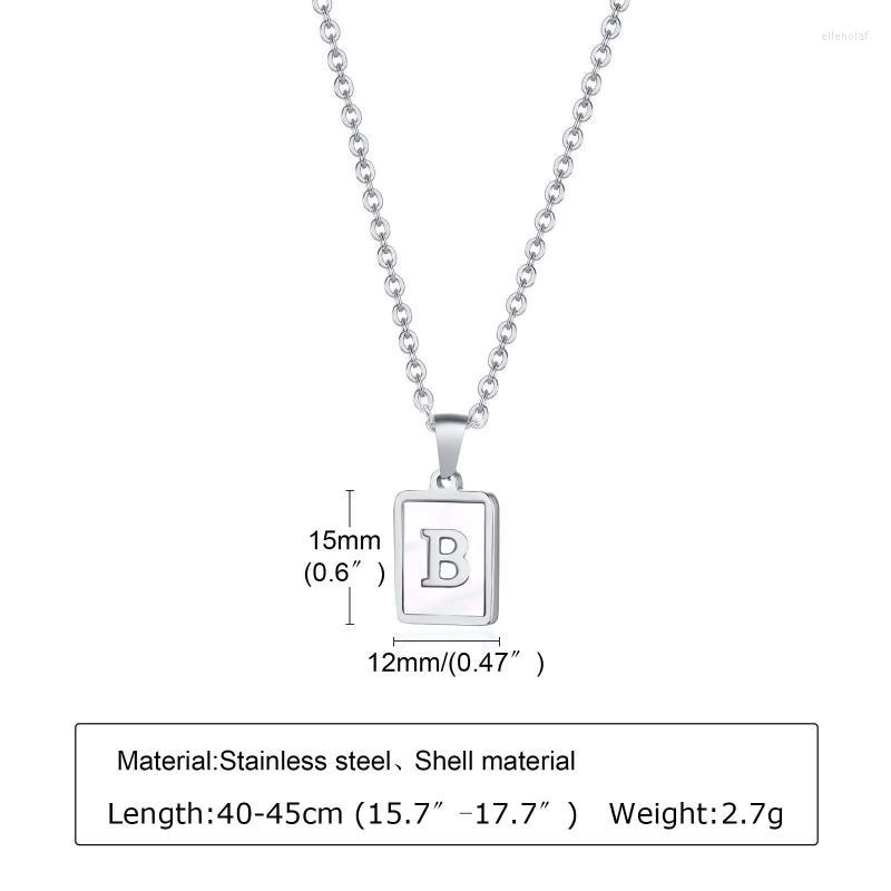 

Pendant Necklaces Women Girls Hexagon Initial Letter Gold 26 Letters Charm Pendants Stainless Steel JewelryPendant Gord22