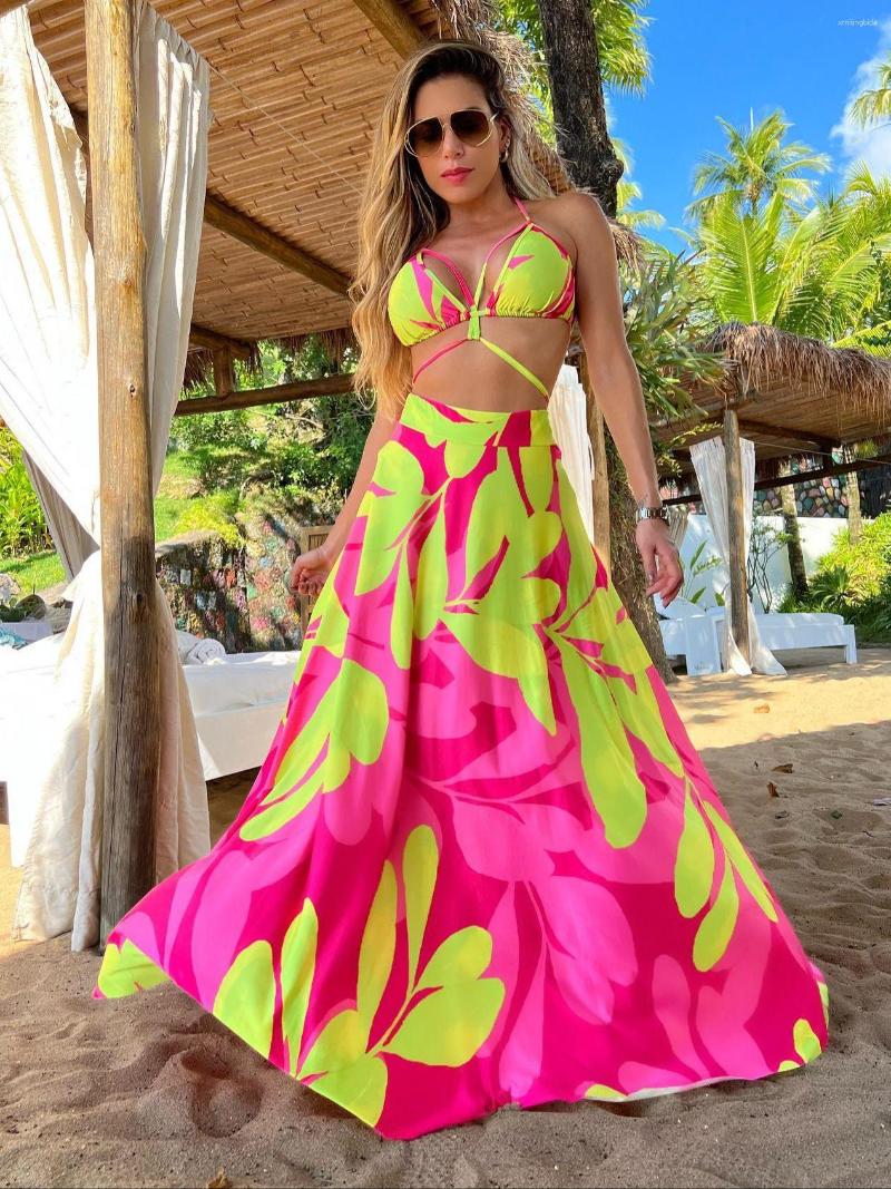 

Women's Swimwear 2023 Cover Up Swimsuit Beach Dress Women Summer Ladies Solid V Neck Crossover Tie Bathing Suit Wear Tunic, Hl22213y1