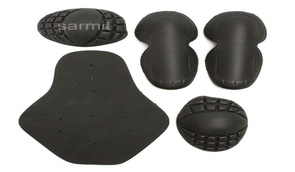 

5pcslot Sports Protective Pads Motorcycle Riding Chest Elbow Knee Armor Pad Set Back Protection Black2255066