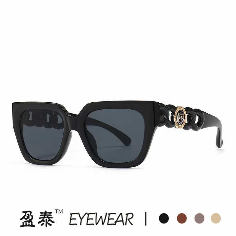 

New cat eye head Women's Fashion Street Photos ins glasses square modern Sunglasses