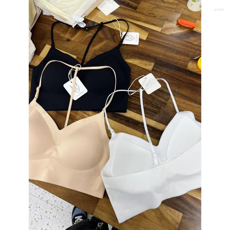 

Women's Tanks Sexy Backless Womens Summer Camis Tops Almighty Casual Crop Top Woman Fashion Tank Camisole With Built In Bra Drop, Beige