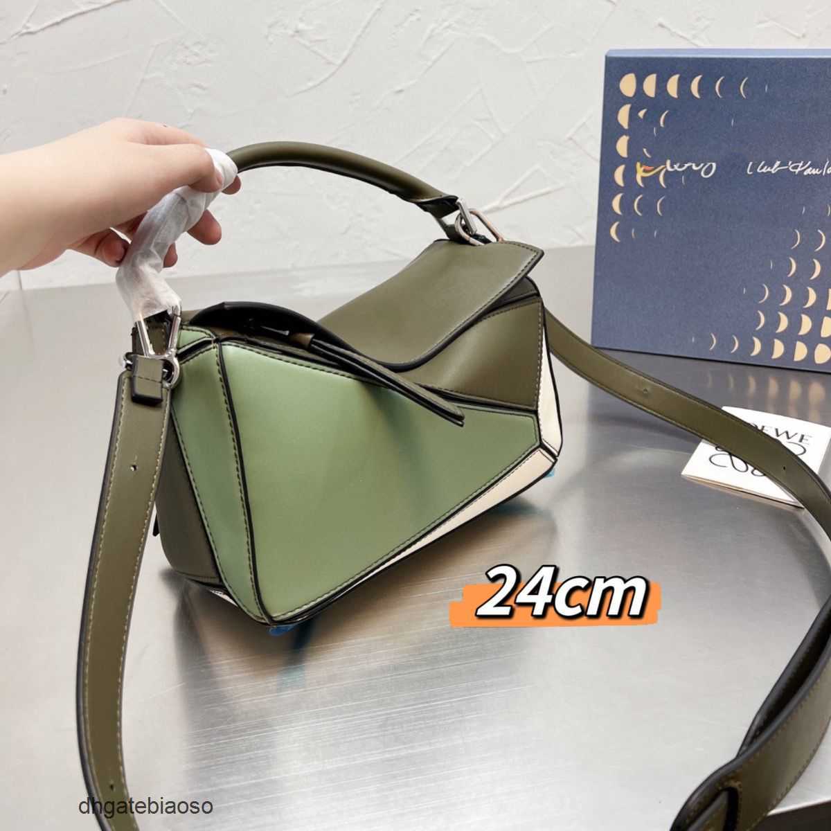 

Geometry Small Puzzle Bag Colored Capacity Girl Outdoor Designer Spliced Loews Square High Handbag Bags Early Spring Wkus, Pink color matching