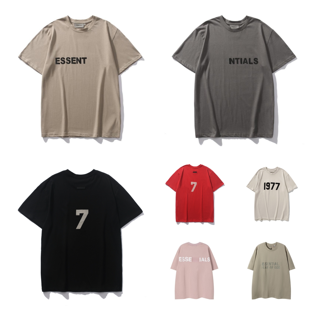 

designer t shirts for men Essen Tops Luxurys Letter Tshirts Clothing Polos T shirts Fashion short sleeves letters print High Street Luxurys Unisex Tops Size S-XL, Beige