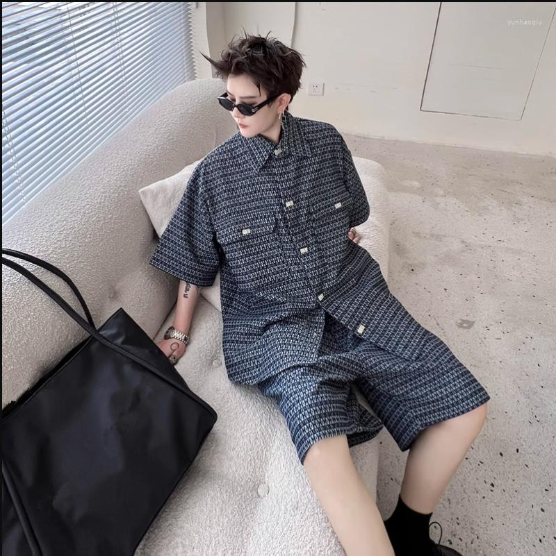 

Men's Tracksuits E0470 Fashion Men's Sets 2023 Runway Luxury European Design Party Style Clothing