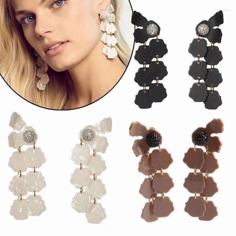 

Dangle Earrings 2023 Amybaby Luxury Fashion Flower Resin Womens Beautiful Drop Earring Jewelry For Party