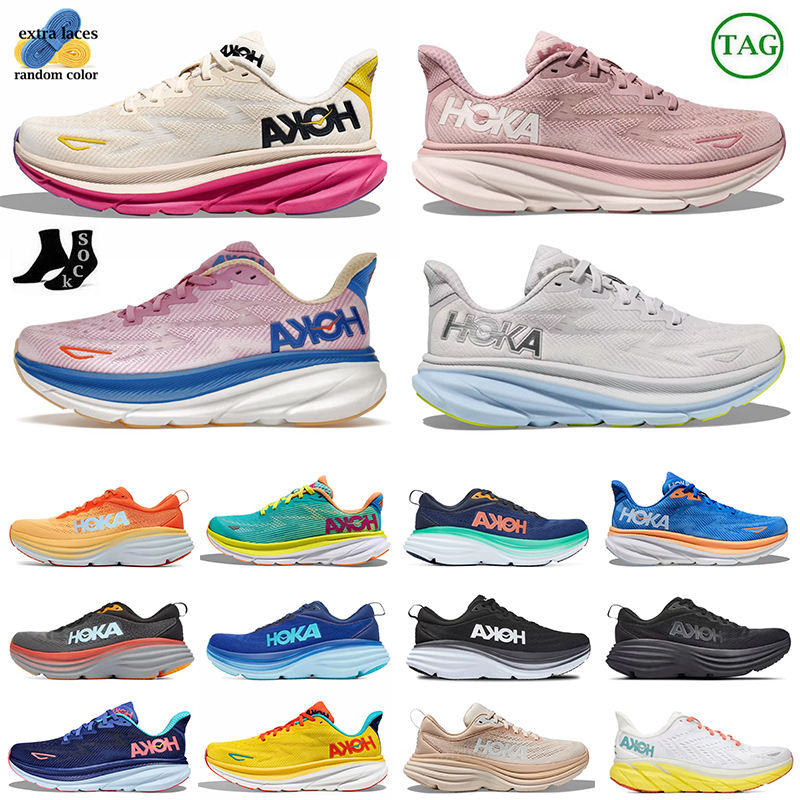 

Hokas Clifton 9 Hoka One Bondi 8 Athletic Running Shoes Sneakers Shock Absorbing Road Fashion Free People Blanc De Blanc Top Designer Women Men Size 36-45, D24 clifton 8 floral 36-40