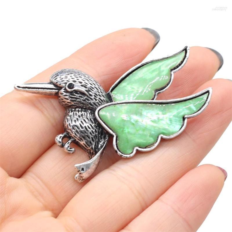 

Brooches Charms Bird Tibetan Silver Alloy Animal For Women Party Dress Coat Accessories Fashion Jewelry Gift