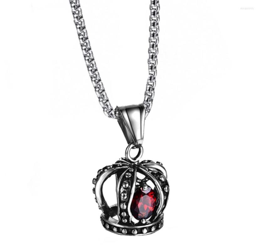 

Pendant Necklaces Stainless Palm Punk Retro Titanium Steel Hip Hop Tag Necklace Corrente Masculina
