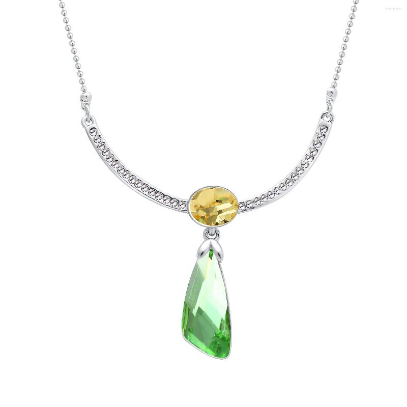 

Pendant Necklaces NL-00224 Authentic Austrian Crystal Jewlery Heavy Metal Free Personalized Necklace Women Birthday Gift Nacklace