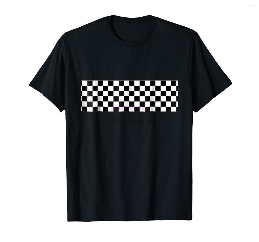 

Women's T Shirts Brand Men Shirt Checkered Checker Black White For Teens Adults, Se