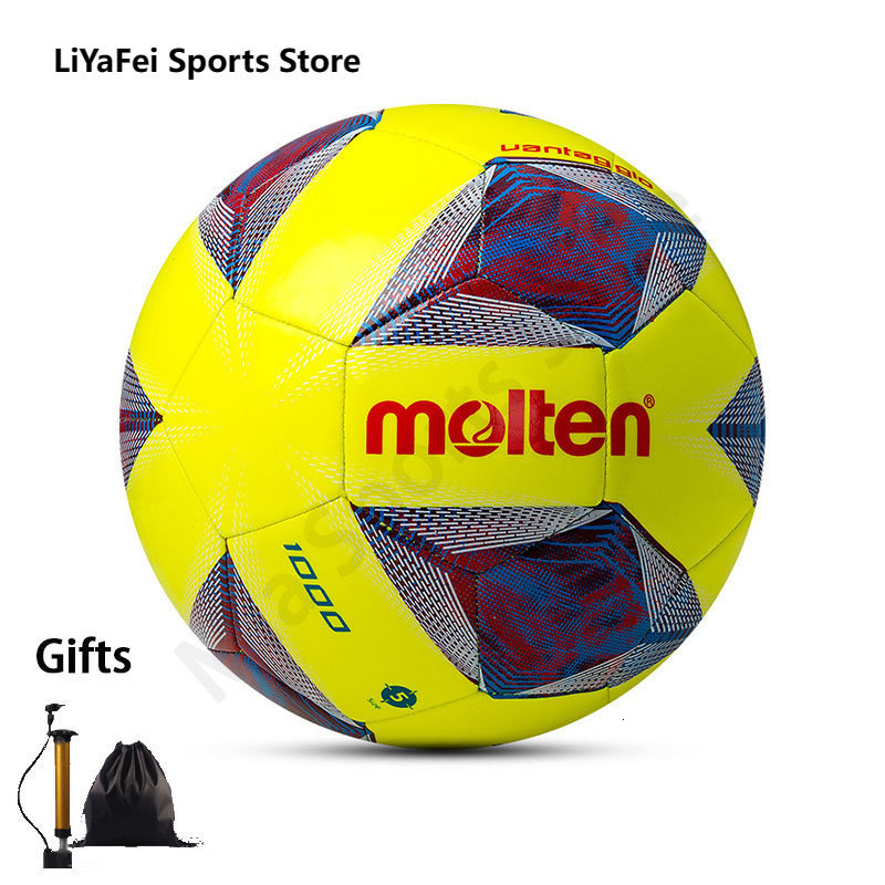 

Balls est Molten Size 3/4/5 Football Children Youth Adults Soccer Balls Match Training Outdoor Indoor Futsal Football Free Gifts 230627