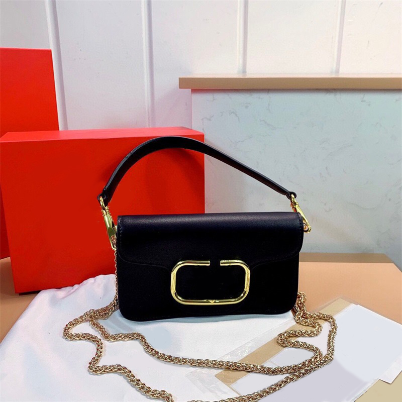

Small designer handbag glossy leather crossbody bags for women birthday loco sacoche solid color with plated gold letter decor iconic shoulder bag lady XB047 E23, 1#