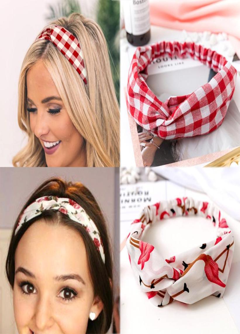 

Hair Band for womens hair 2019 Headband Women Hair Accessories Turban Cross Hairband Headwrap Girls Flower Striped Knot1143570