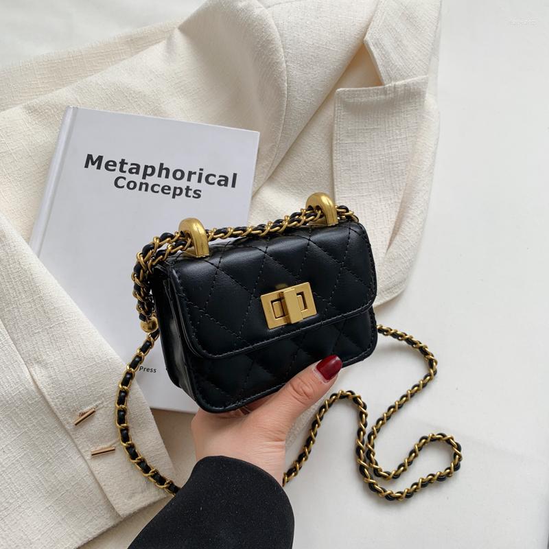 

Evening Bags 2023 Mini Crossbody For Women Fashion Designer Coin Purses And Handbags Pu Leather Shoulder Messenger Bag, Black