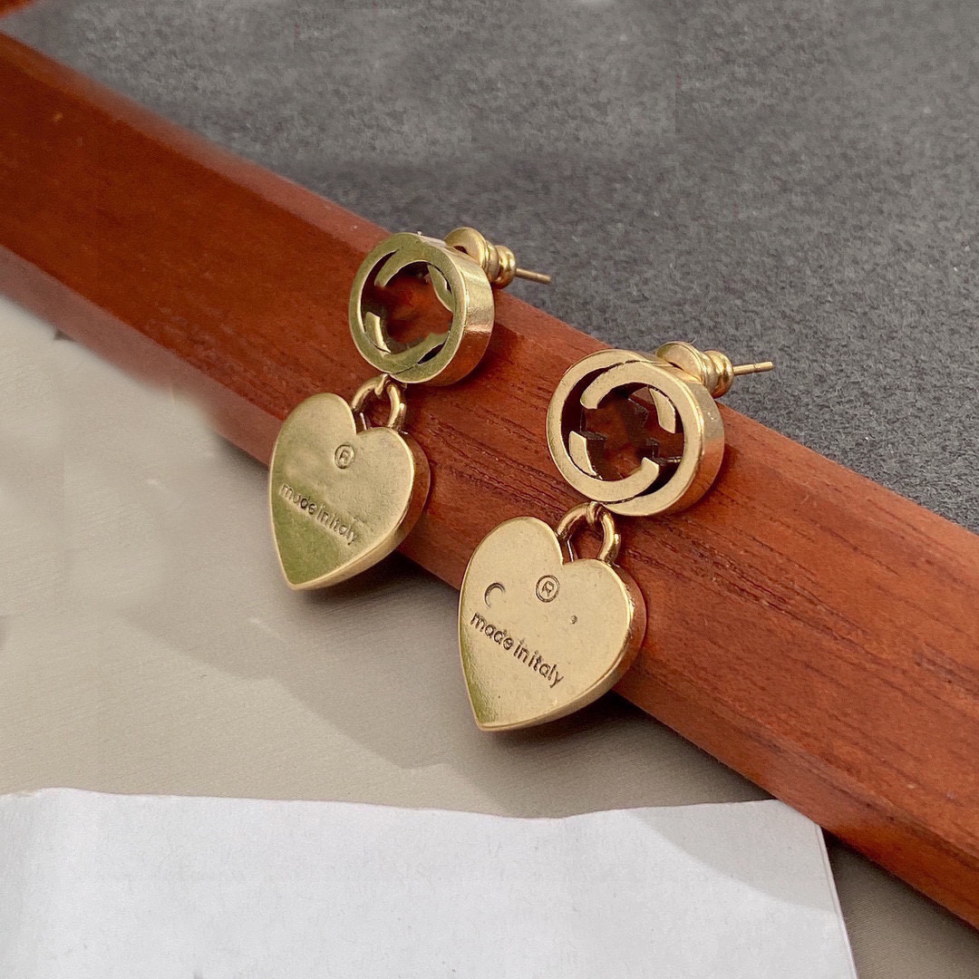 

Designer Earring GGity Brand Stud Earing Luxury G Logo Earring Women Retro Hoop Jewelry Metal Crystal Charm Women's Gifts ko18