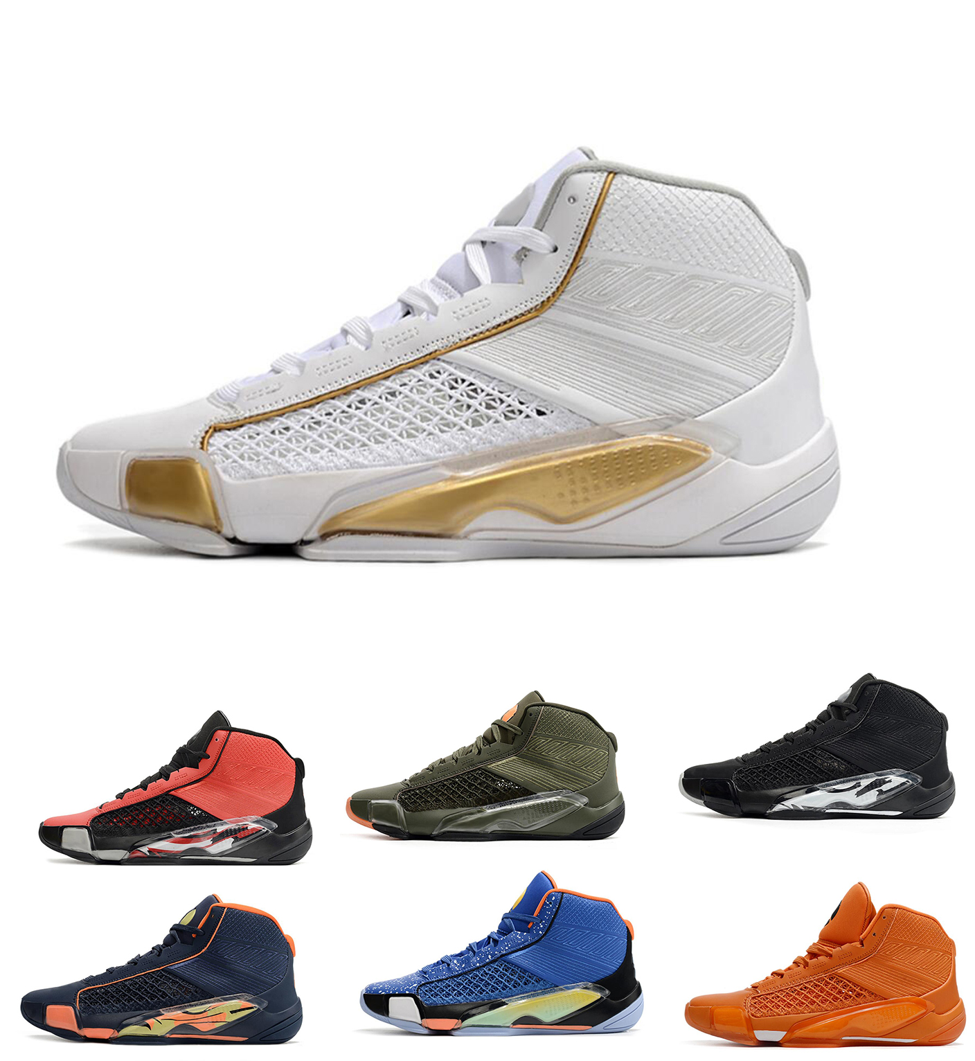 

J 38 Basketball Shoes 2023 Men training Sneakers kingcaps boots for gym Light Lemon Twist Beginnings trainers hiker shoes hikingS dhgate Discount, Blue