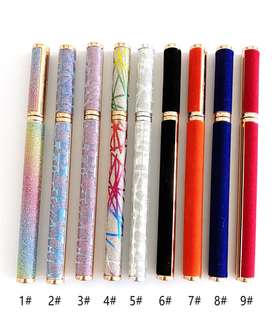 

New 10styles Waterproof Self Adhesive Eyeliner for False Eyelashes No Need Glue to Wear Lashes Liquid Eyeliner Strong SelfAdhesiv5295706, Light yellow