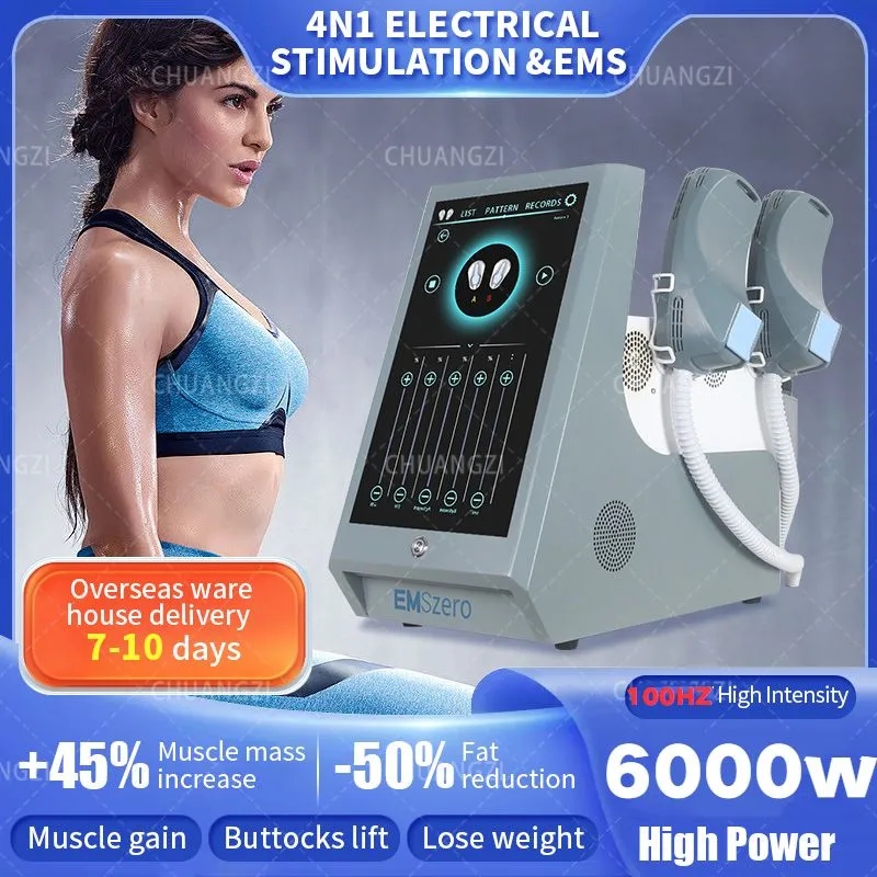 

EMS tesla DLS-EMSLIM Neo 14Tesla 6000W Hi-emt Body Sculpt Machine NOVA Muscle Stimulator Shaping Equipment for Salon EMSzero