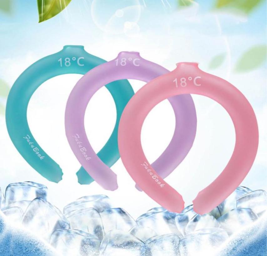 

Bandanas Cooling Neck Wraps Wearable Cooampler Tube Icy Collar For Summer Heat Relief Outdoor Activities Exercise DropshipBandan5751451