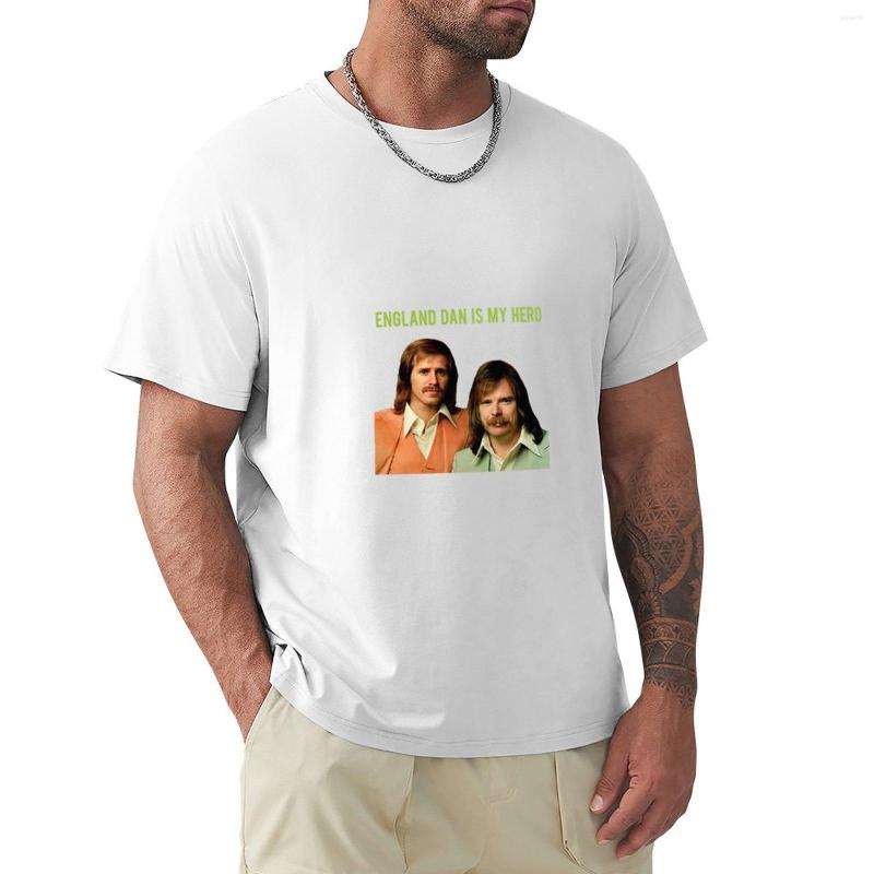 

Men's Polos ENGLAND DAN IS MY HERO T-Shirt Boys White T Shirts Hippie Clothes Plain Men, Red