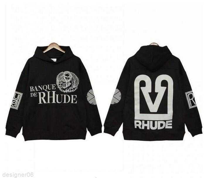 

New Mens hoodies RHUDEs Hooded Men Women Designer Hoodies fashion Popular Letters printing Pullover winter Sweatshirts, Custo1ze