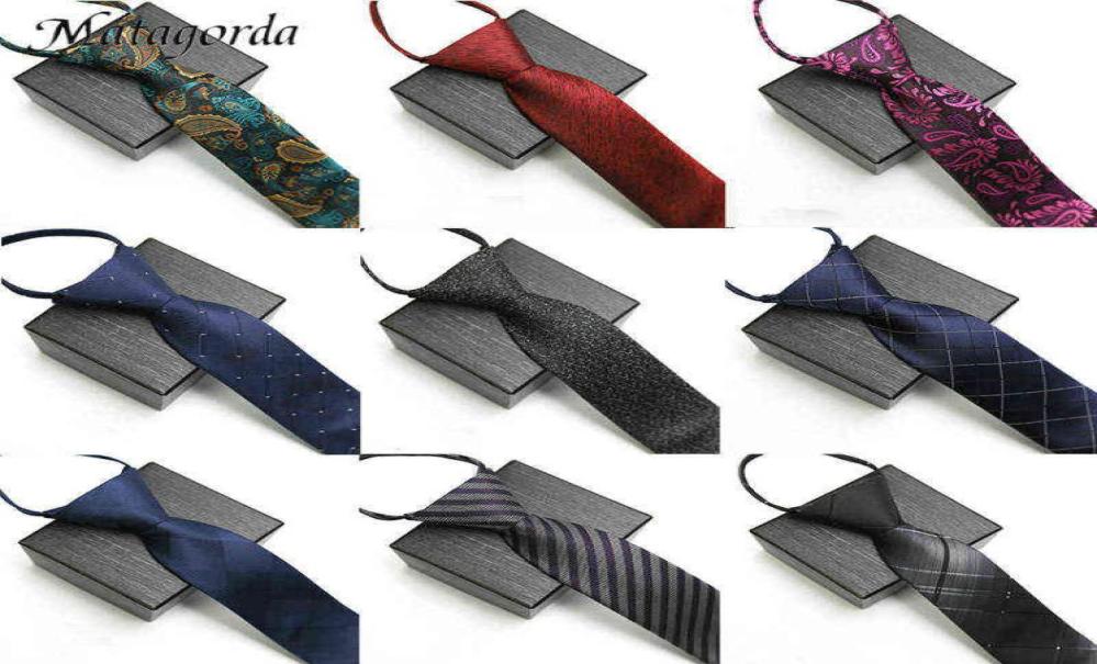 

487cm Highend Suit Business Zipper Tie for Man 1200 Pins Polyester Neck Tie Striped Solid Color Grid Flower Neck Ties G2203128573490