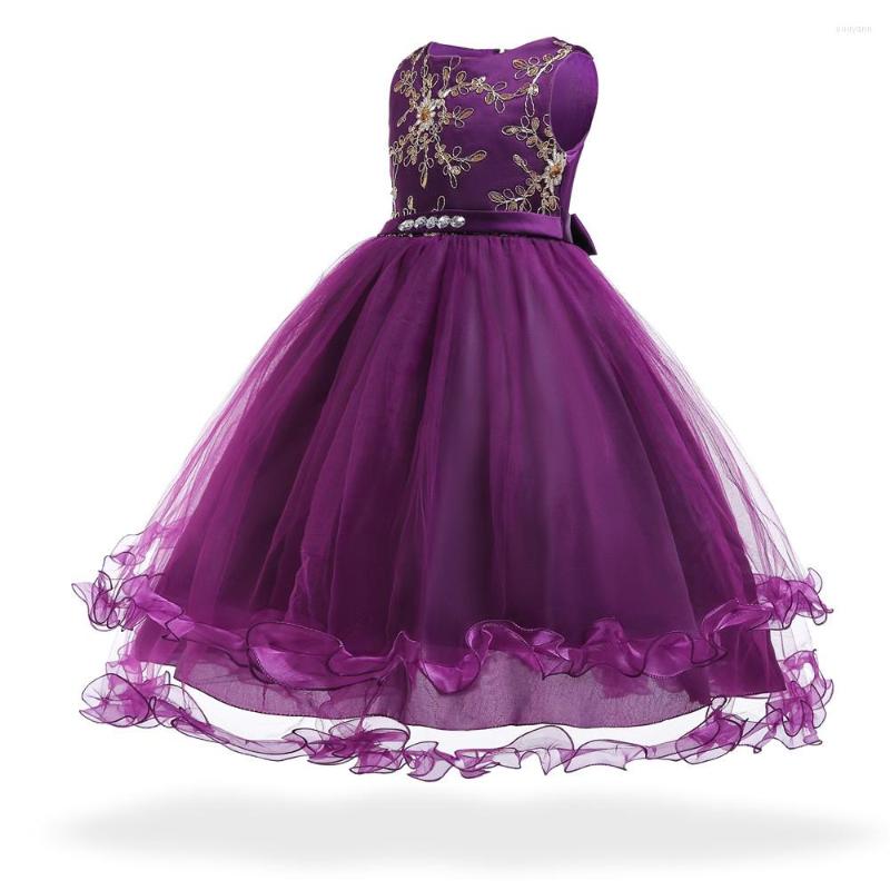 

Girl Dresses 2023 Fashion Children's Clothing Princess Lace Pompon, Green