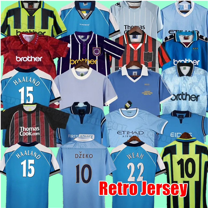 

Man Retro Soccer Jerseys city SILVA TEVEZ TOURE DZEKO DE JONG KOMPANY 72 81 82 88 98 99 01 02 Vintage Home Away 3rd Football Shirt KUN AGUERO ROSLER QUINN ROCASTLE SHERON, 01 02 home
