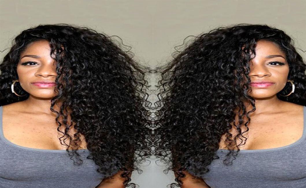 

Long Hair Kinky Curly 3 Bundles with 4x4 Lace Closure Brazilian Peruvian Malaysian Human Hair Weaves Jerry Curl for Black Women 204696797, Natural color