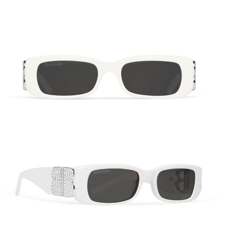 

Sunglasses for Women Classic 0096 diamond-encrusted logo Style 0095 Fashion Luxury Quality double B designer sunglasses men Original box