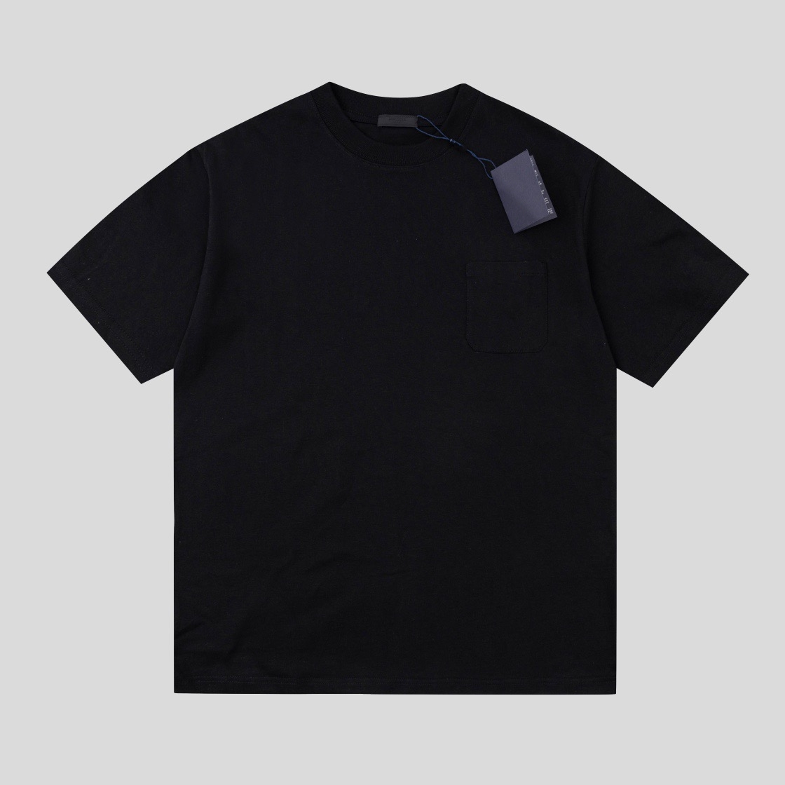 

customize accepted simple front pocket Re-Nylon jersey T-shirt