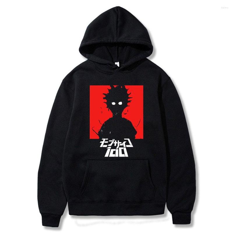

Men's Hoodies Mob Psycho 100 Split Face Hoodie Authentic Sweatshirt Anime MenHip Hop Funny Autumn Winter Fleece Hoody, Yellow