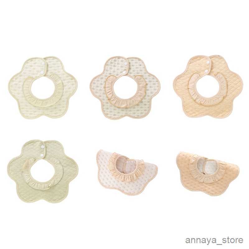 

Bibs Burp Cloths Baby Burp Cloth Round Bibs 360 Degree Infant Bibs Comfortable Bibs Skin Friendly Newborn Breathable Nursing New Dropship R230628