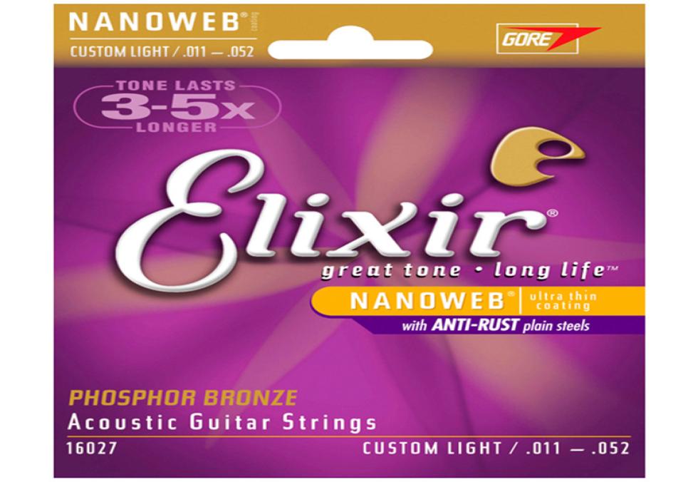 

Whole 12 sets Elixir 16027 Nanoweb Great Tone Long Life Phosphor Bronze 011052 Custom Light Acoustic Guitar Strings7895634