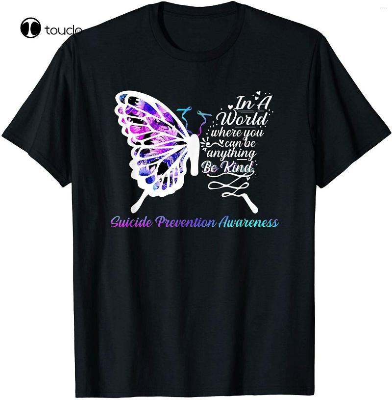 

Women' T Shirts Suicide Prevention Awareness Sunflower Mothers Day Unisex T-Shirt Custom Aldult Teen Digital Printing Xs-5Xl, Brown