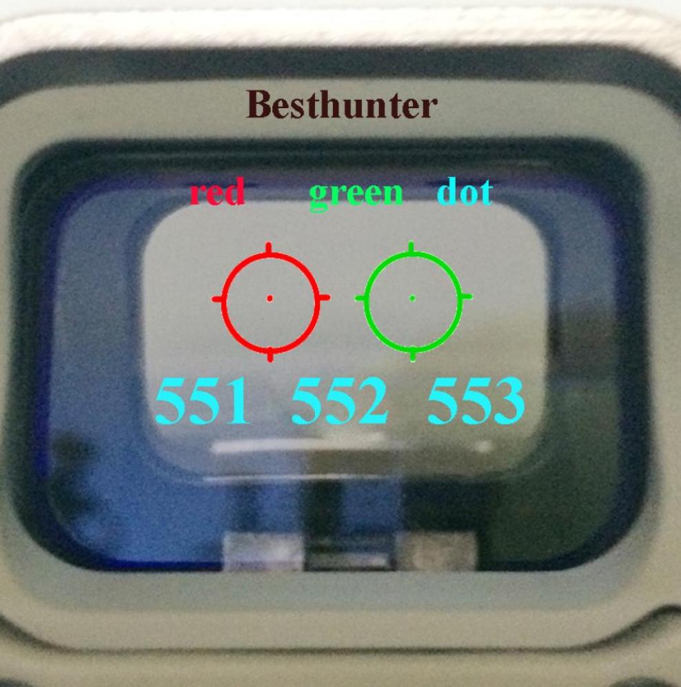 

551 552 553 Red Green Dot Holographic Sight Scope Hunting Red Dot Reflex Sight Riflescope With 20mm Mount For Airsoft Gun8153171