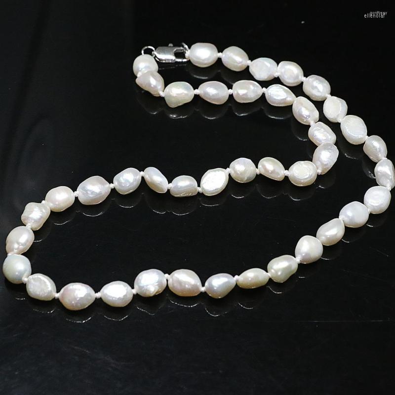 

Chains High Party Natural White Freshwater Cultured Pearl Necklace Irregular Freeform 12-14mm Beads Fashion Weddings Jewelry B1431